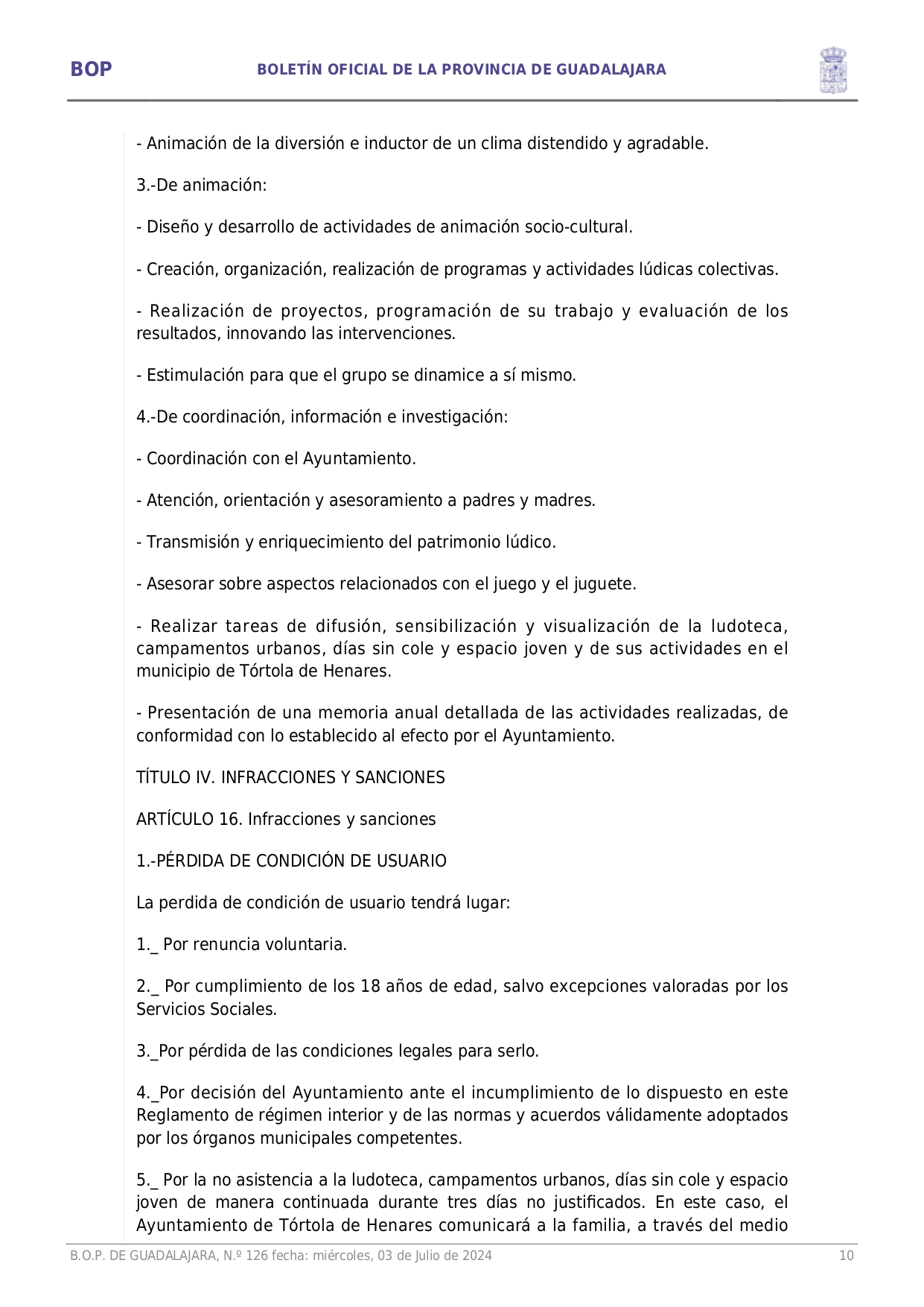 Aprobacin Definitiva Ordenanza Reguladora Uso Y Funcionamiento Ludoteca Campamentos Urbanos Das Sin Cole Y Espacio Joven Page0010
