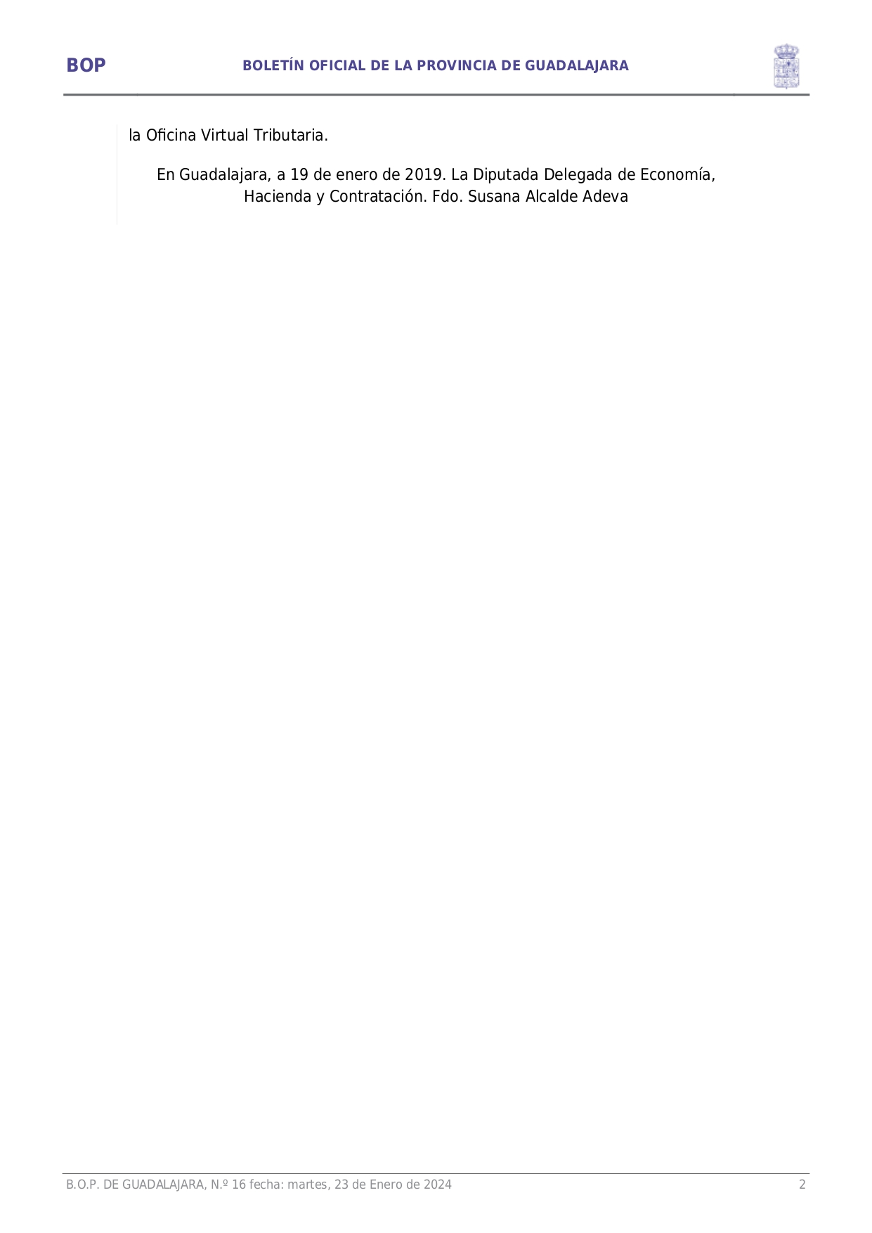 Calendario De Pagos Del Servicio Provincial De Recaudacin Para El Ejercicio 2024 Page002 Calendario De Pagos Del Servicio Provincial De Recaudacin Para El Ejercicio 2024 Page002